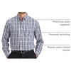 image:imageDockers Mens Signature Shirt Long Sleeve Classic Fit with Stain DefenderCarmelo Lucent White Plaid