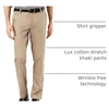 image:imageDockers Mens Slim Fit Signature Khaki Lux Cotton Stretch Pants New British Khaki 32W x 32L