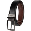 image:imageDOCKERS Mens Twoinone Reversible Rotative Buckle Everyday Casual Dress Belt Regular and Big amp Tall SizingBlackTan