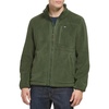 image:imageDOCKERS Mens Zip Front Sherpa Fleece Jacket With Chest PocketDark Olive
