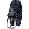 image:imageDockers Mens 1 38 in Stretch Fabric Braided BeltBlackGreyNavy