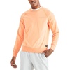 image:imageDockers Regular Fit Long Sleeve Crewneck SweatshirtSunbaked Orange  Logo