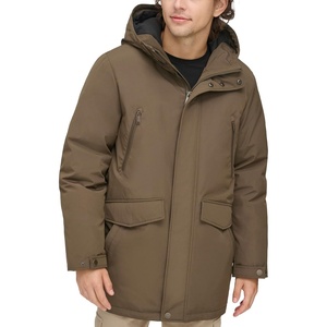 image:imageDOCKERS Mens Arctic Cloth Heavyweight Parka JacketFern Flat Front