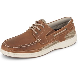 image:imageDOCKERS Mens Beacon Classic Leather Boat Shoes with Stain DefenderDark Tan