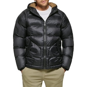 image:imageDOCKERS Mens Dockers Mens Recycled Quilted Hooded Puffer JacketBlack