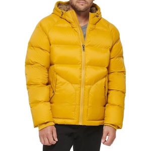 image:imageDOCKERS Mens Dockers Mens Recycled Quilted Hooded Puffer JacketGold