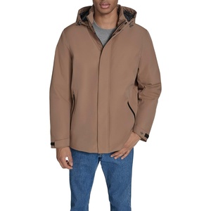 image:imageDOCKERS Mens Lightweight Walking Coat With Removable HoodOtter
