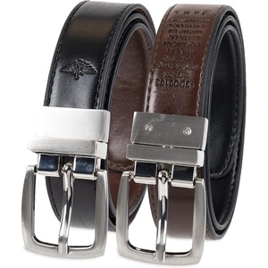 image:imageDockers Boys 2in1 Reversible Belt  Versatile for School Casual amp Dress WearBrownBlack