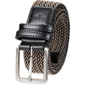 image:imageDockers Mens 1 38 in Stretch Fabric Braided BeltBlackKhaki Web