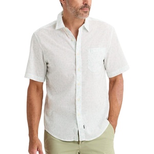 image:imageDockers Mens Dockers Mens Regular Fit Short Sleeve Ultimate ShirtLucent White Print