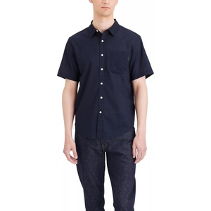 image:imageDockers Mens Dockers Mens Regular Fit Short Sleeve Ultimate ShirtNavy Blazer