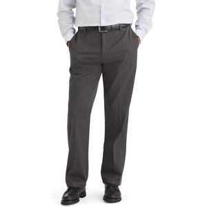 image:imageDockers Mens Dockers Mens Signature Khaki Classic Fit Iron Free with Stain Defender Regular and Big amp TallCharcoal Heather