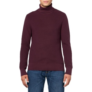 image:imageDockers Mens Regular Fit Long Sleeve Turtleneck SweaterNew Winetasting