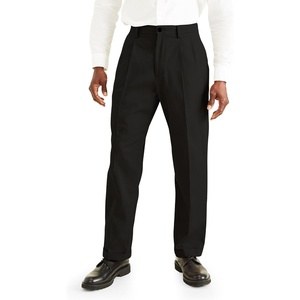 image:imageDockers Mens Relaxed Fit Comfort Khaki Pants  PleatedBlack