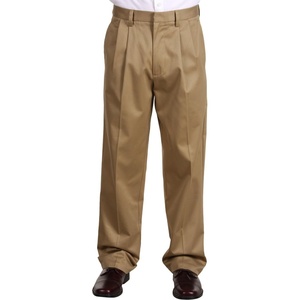 image:imageDockers Mens Relaxed Fit Signature Khaki Lux Cotton Stretch Pants  PleatedDark Khaki Cottondiscontinued