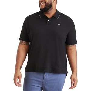 image:imageDockers Mens Short Sleeve Perfect Performance Polo Regular and Big amp TallBeautiful Black
