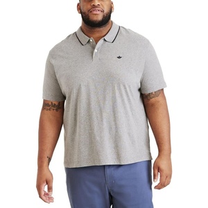 image:imageDockers Mens Short Sleeve Perfect Performance Polo Regular and Big amp TallGray Heather