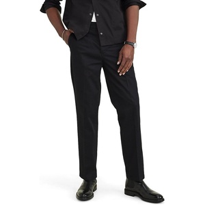image:imageDockers Mens Signature Khaki Straight Fit Iron Free with Stain DefenderBeautiful Black Stretch