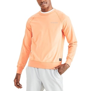 image:imageDockers Regular Fit Long Sleeve Crewneck SweatshirtSunbaked Orange  Logo