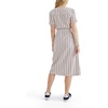 image:imageDockers Womens Short Sleeve Midi DressCherry Bomb  Anzhu Stripe